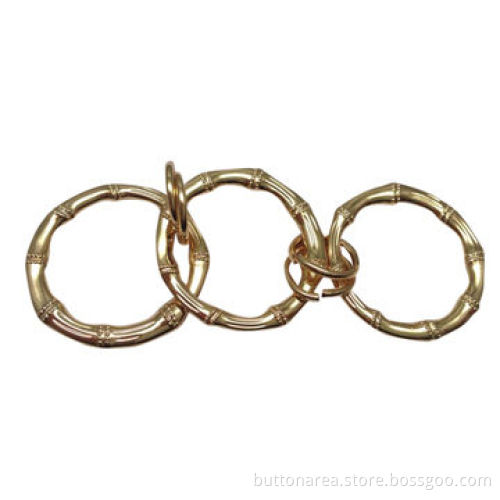 Alloy Buckles in Shiny Gold Color